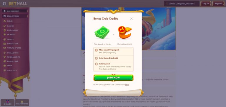 crab bonus bethall 2