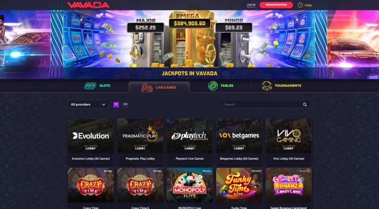 Vavada LIVE Kazino ekrānšāviņš 2